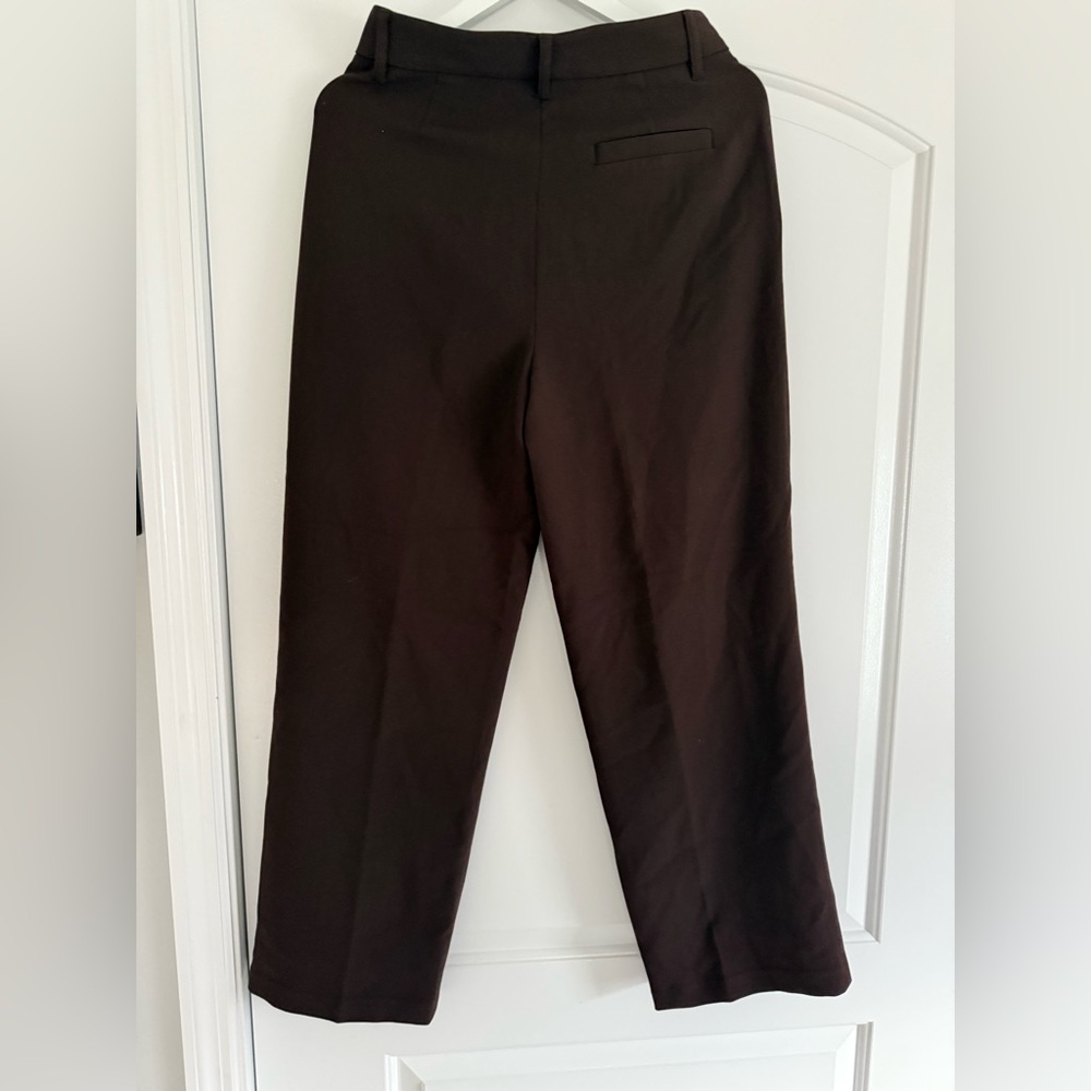 OAK + FORT Dark Brown Dress Pants / New